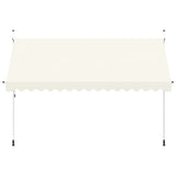 Manual Retractable Awning 400 cm Cream
