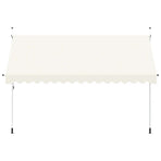 Manual Retractable Awning 400 cm Cream