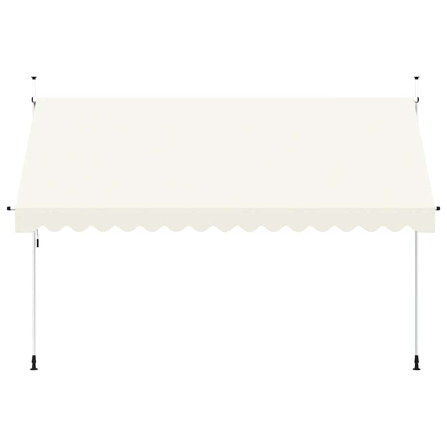 Manual Retractable Awning 400 cm Cream