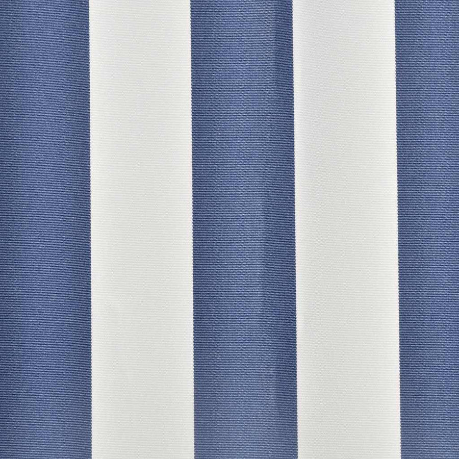 Awning Replacement Fabric Blue and White 350x250 cm Polyester