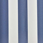 Awning Replacement Fabric Blue and White 500x300 cm Polyester