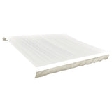 Awning Top Sunshade Canvas Cream 4.5x3 m