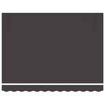 Awning Replacement Fabric Grey 300x250 cm Polyester