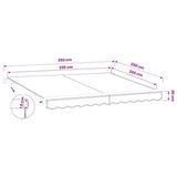 Awning Replacement Fabric Grey 350x250 cm Polyester - Close-Up Angle