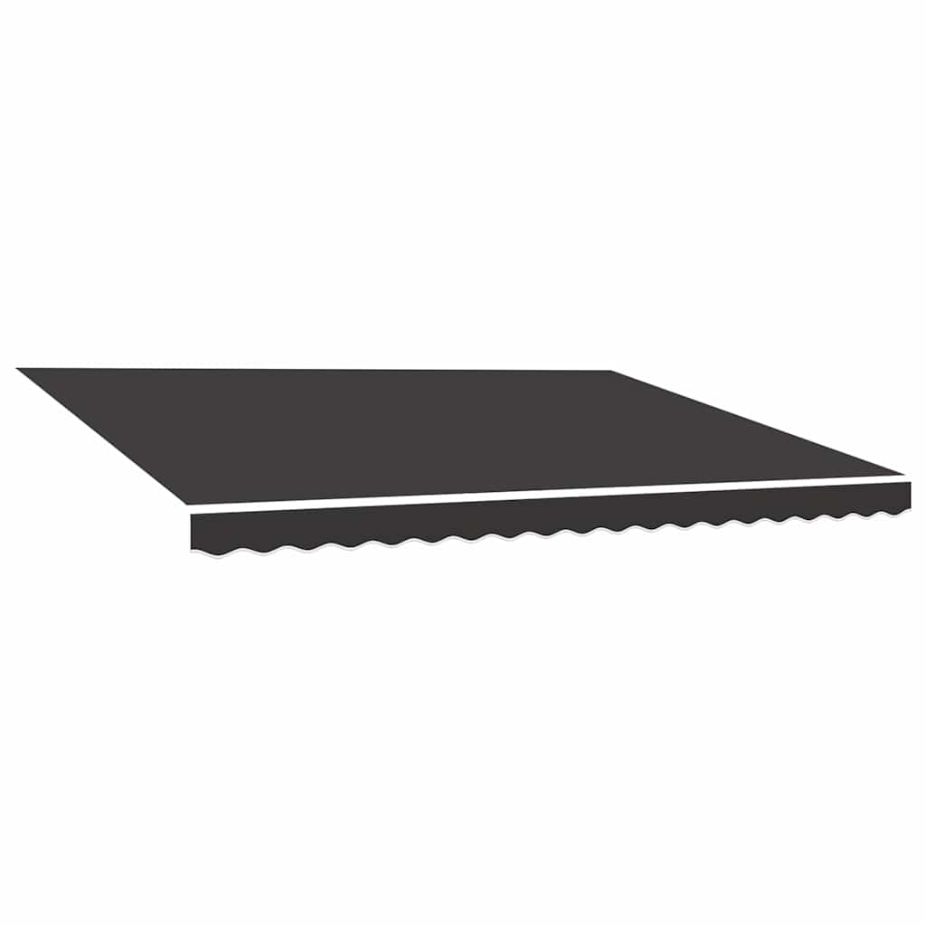 Awning Replacement Fabric Grey 400x300 cm Polyester