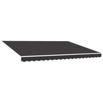Awning Replacement Fabric Grey 400x300 cm Polyester