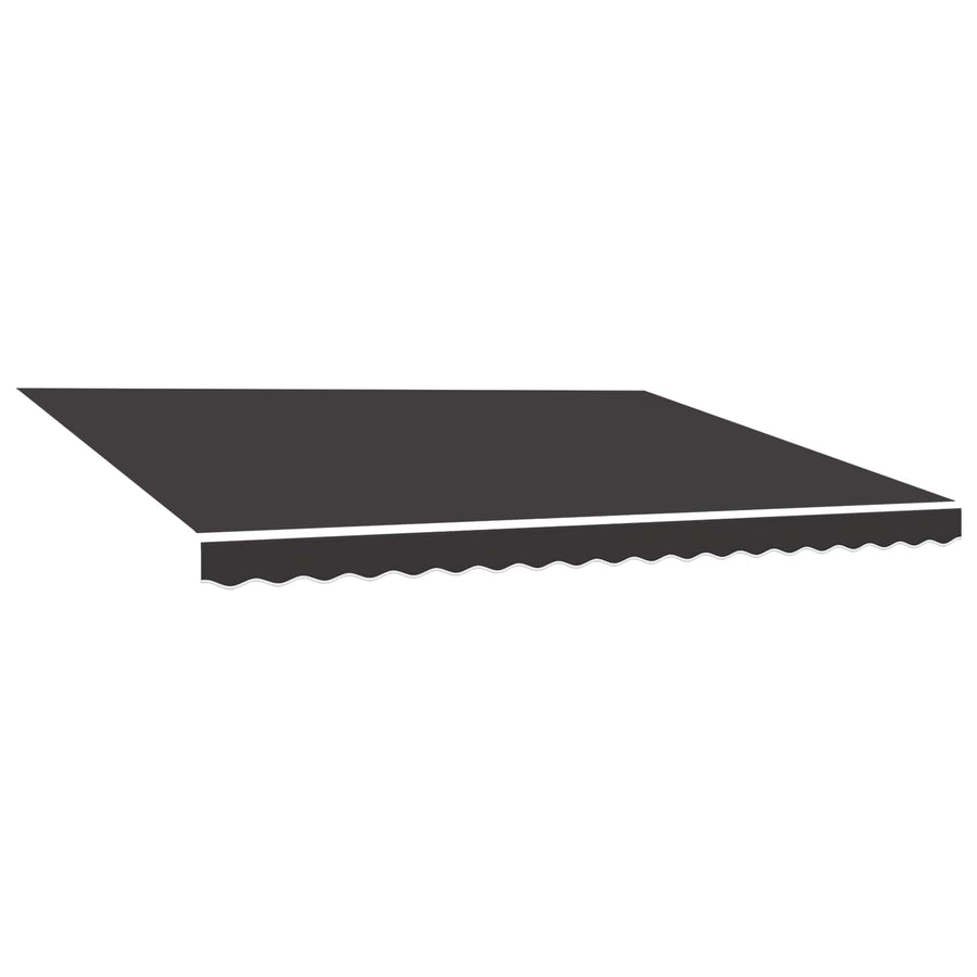 Awning Replacement Fabric Grey 400x300 cm Polyester