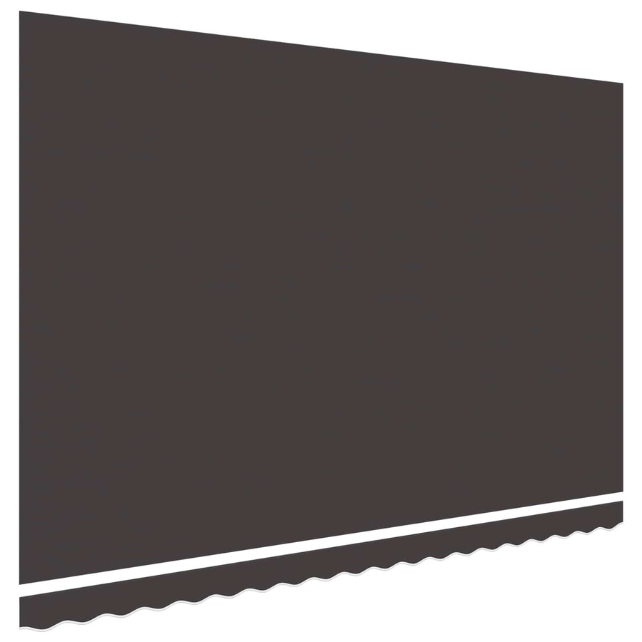 Awning Replacement Fabric Grey 400x300 cm Polyester