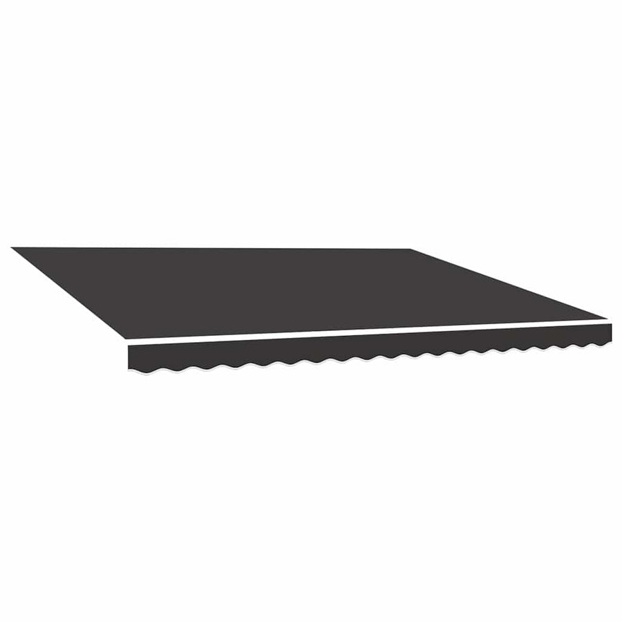 Awning Replacement Fabric Grey 500x300 cm Polyester