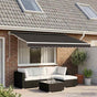 Awning Replacement Fabric Grey 500x300 cm Polyester