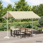 Free Standing Awning 3x3 m Cream