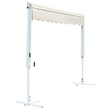 Free Standing Awning 3x3 m Cream - Top-Down View