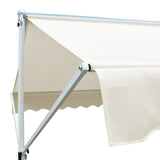 Free Standing Awning 3x3 m Cream - Rear View