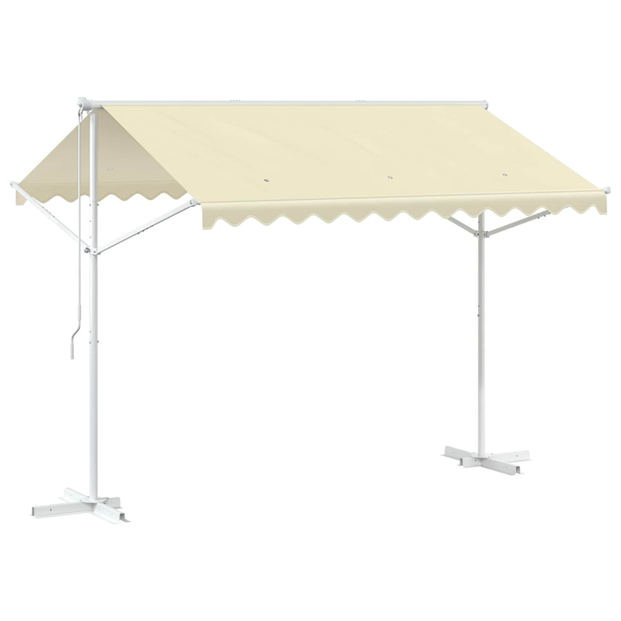 Free Standing Awning 3x3 m Cream