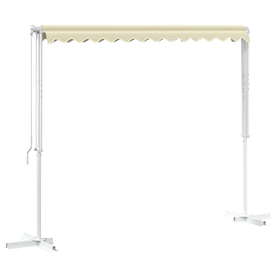 Free Standing Awning 3x3 m Cream