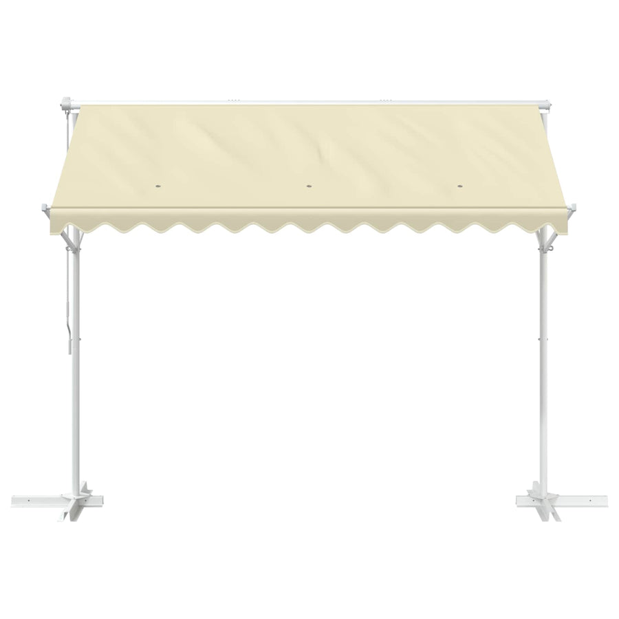 Free Standing Awning 3x3 m Cream