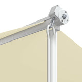 Free Standing Awning 4x3 m Cream - Close-Up Angle
