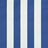 Retractable Awning 300x150 cm Blue and White - Close-Up Angle