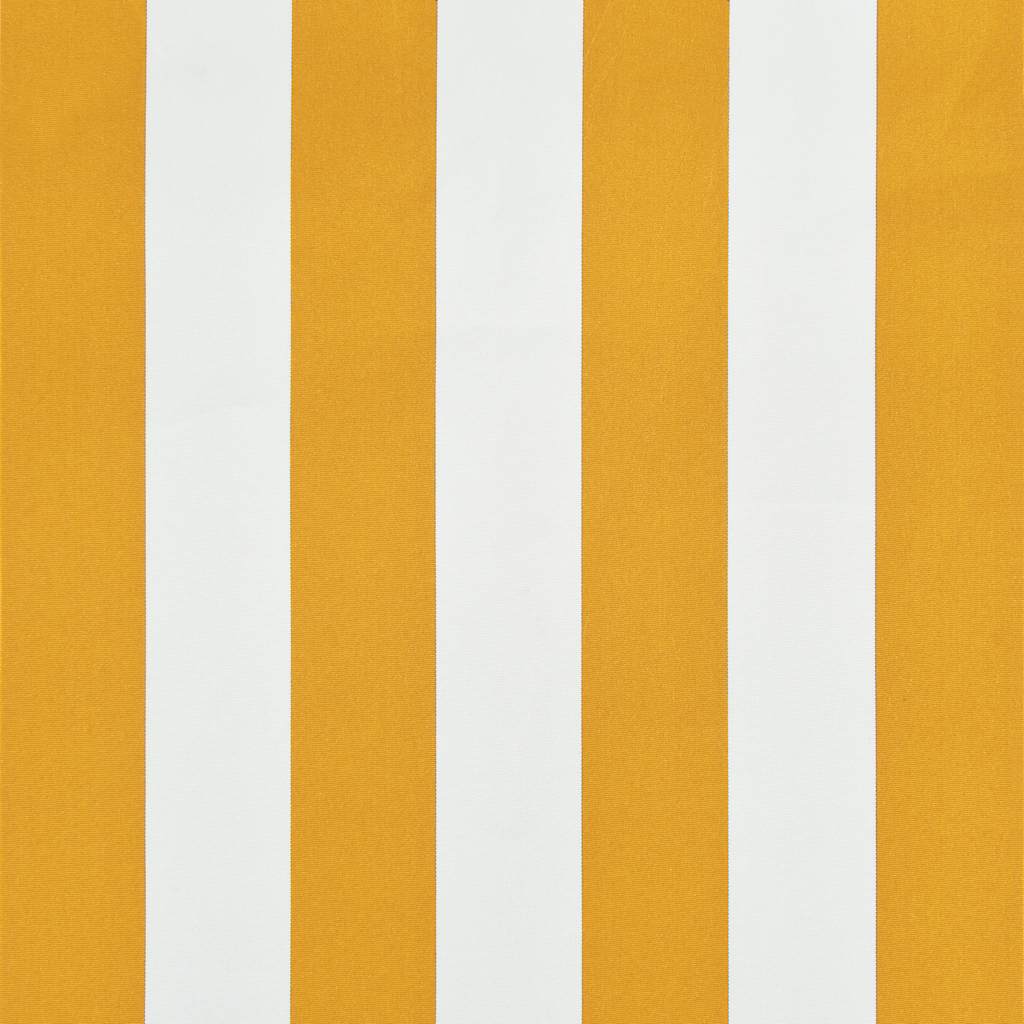 Retractable Awning 150x150 cm Yellow and White