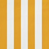 Retractable Awning 150x150 cm Yellow and White