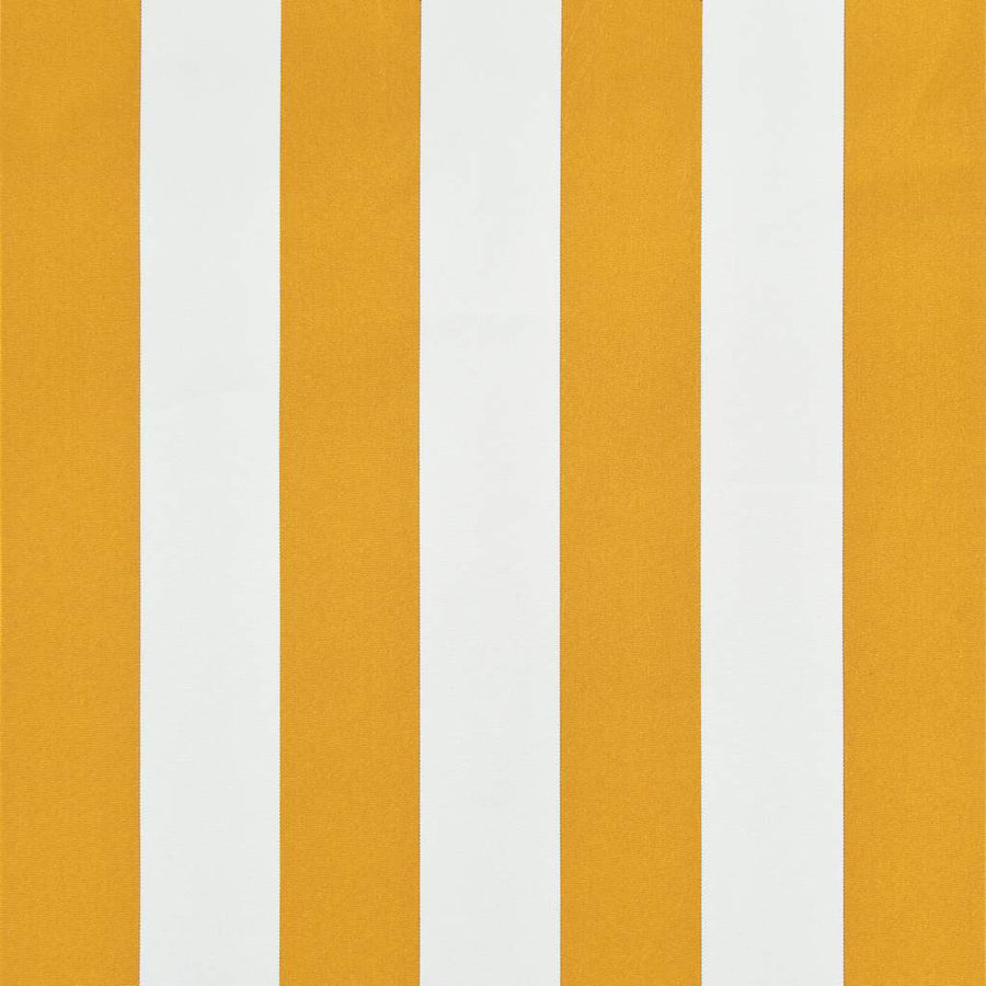Retractable Awning 150x150 cm Yellow and White