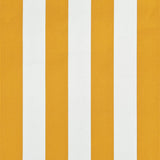 Retractable Awning 200x150 cm Yellow and White - Close-Up Angle