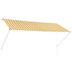 Retractable Awning 300x150 cm Yellow and White