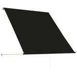 Retractable Awning 150x150 cm Anthracite - Top-Down View