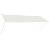 Retractable Awning 350x150 cm Cream - Front View