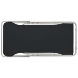 Folding Beach Chairs 2 pcs Steel and Oxford Fabric Black - Rear View