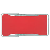 Folding Beach Chairs 2 pcs Steel and Oxford Fabric Red - Rear View