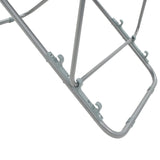 Folding Beach Chairs 2 pcs Steel and Oxford Fabric Grey - Extra Image