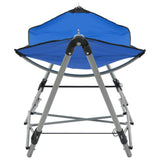 Hammock with Foldable Stand Blue - Front View