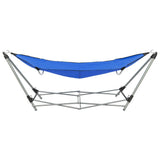 Hammock with Foldable Stand Blue