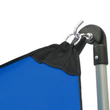 Hammock with Foldable Stand Blue - Rear View