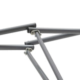 Hammock with Foldable Stand Blue - Low Angle