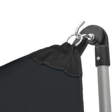 Hammock with Foldable Stand Black - Rear View