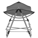Hammock with Foldable Stand Grey - Front View