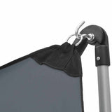Hammock with Foldable Stand Grey - Rear View