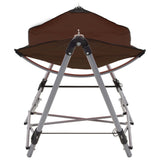 Hammock with Foldable Stand Brown - Front View