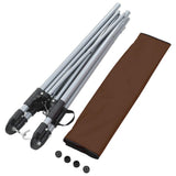 Hammock with Foldable Stand Brown - Extra Image
