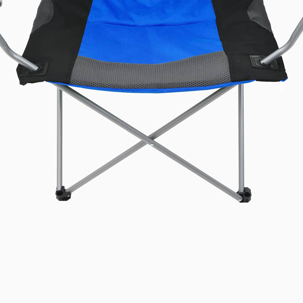 Folding Camping Chairs 2 pcs 96x60x102 cm Blue