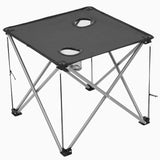 Camping Table and Chair Set 3 Pieces Grey - Extra Image