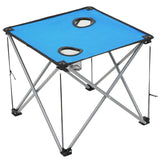 Camping Table and Chair Set 3 Pieces Blue - Extra Image
