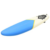 Surfboard 170 cm Blue and Cream - Front View