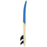 Surfboard 170 cm Blue and Cream - Top-Down View