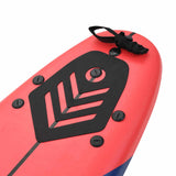 Surfboard 170 cm Stripe - Rear View
