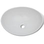 Ceramic Basin 40x33 cm Oval White