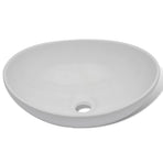 Ceramic Basin 40x33 cm Oval White