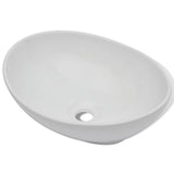 Ceramic Basin 40x33 cm Oval White